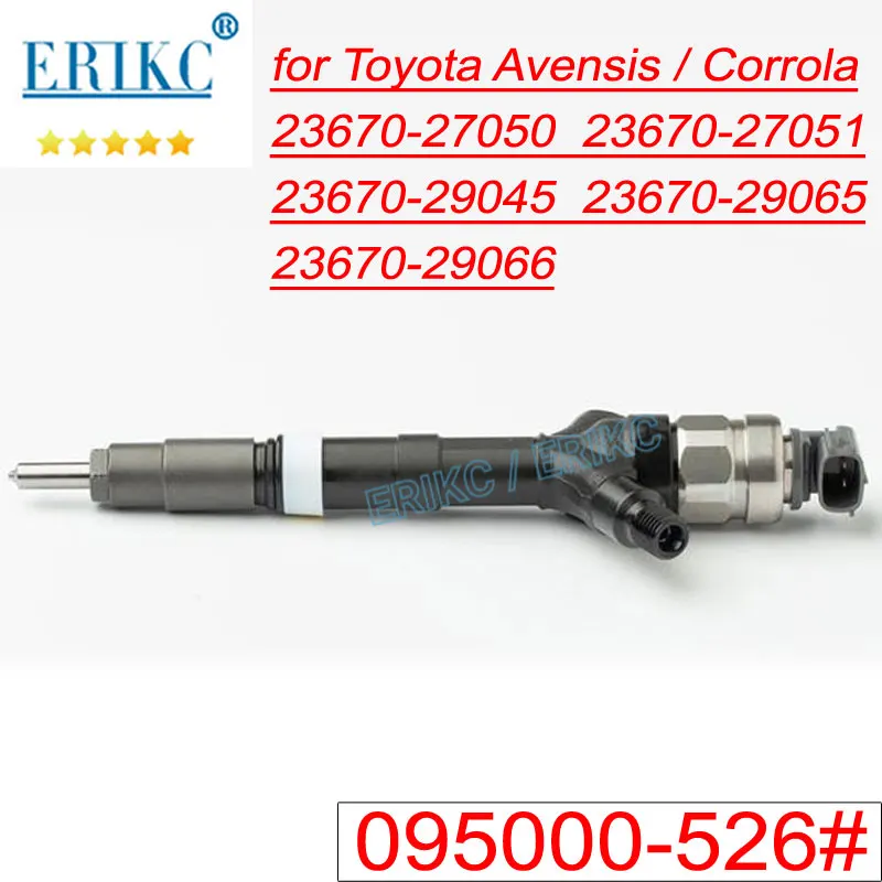 

095000-5261 Diesel Injection 095000-5260 Common Rail Fuel Injector 23670-29066 for DENSO Toyota Avensis 23670-27050 23670-27051