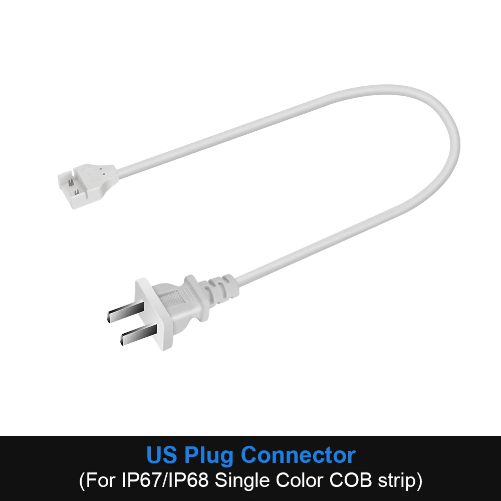 Connecteur d'angle cablé ruban LED COB 230V