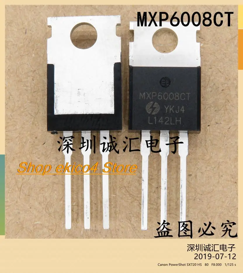 

10 шт., Оригинальные запасные части MXP6008CT TO-220