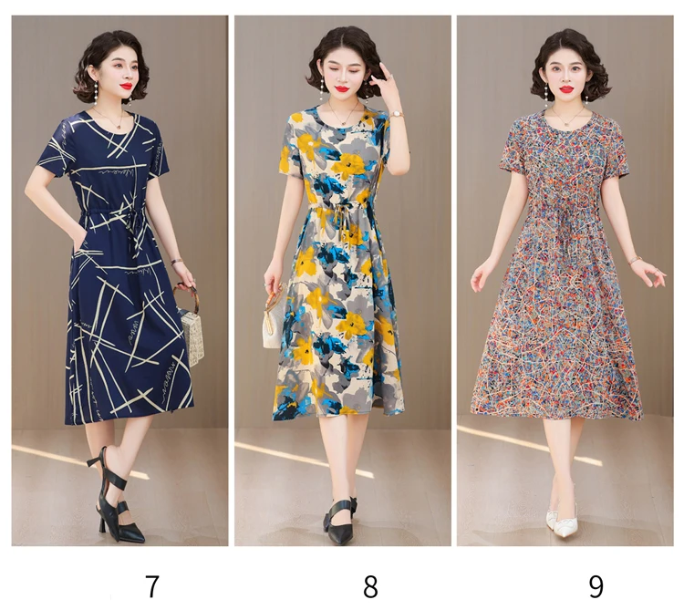 Elegant Plus Size Summer Dress 3