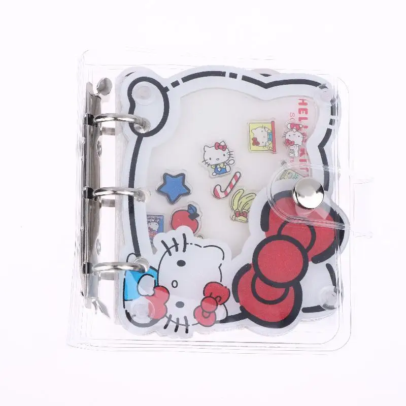 Hellokitty série dos desenhos animados acrílico folha solta cartão livro pode armazenar cartões de celebridades cartão de banco fotografia natal presente de halloween