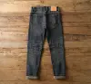 20oz Red Selvedge Washed Denim Jeans for Men Autumn Heavyweight Tough 100% Cotton Standard Straight Pants American Vintage 501 5