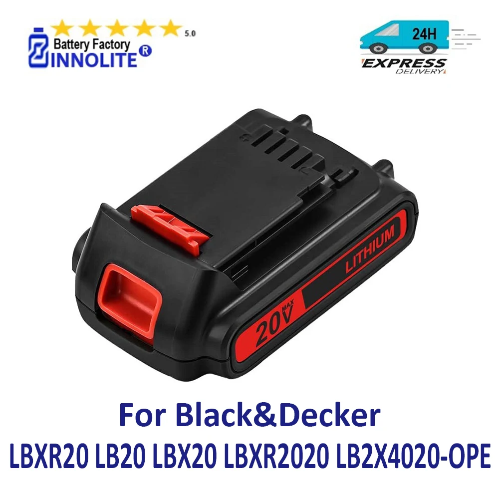 20V 3000mAh LBXR20 Lithium Battery for Black Decker LB20 LBX20 LB2X4020  LST220 Power Tool Li-Ion Rechargeable Battery Pack - AliExpress