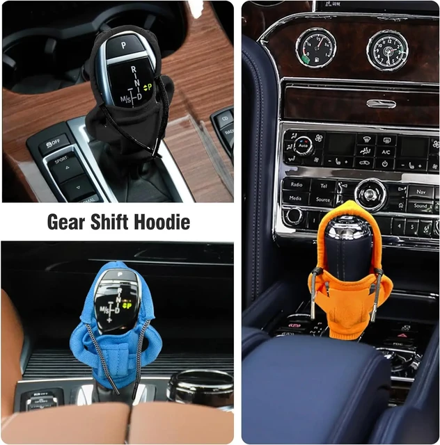 Car Gear Shift Cover Gear Handle Knob Hoodie Cover Decoration Fits Manual Automatic  Car Interior Decor Accessories - AliExpress