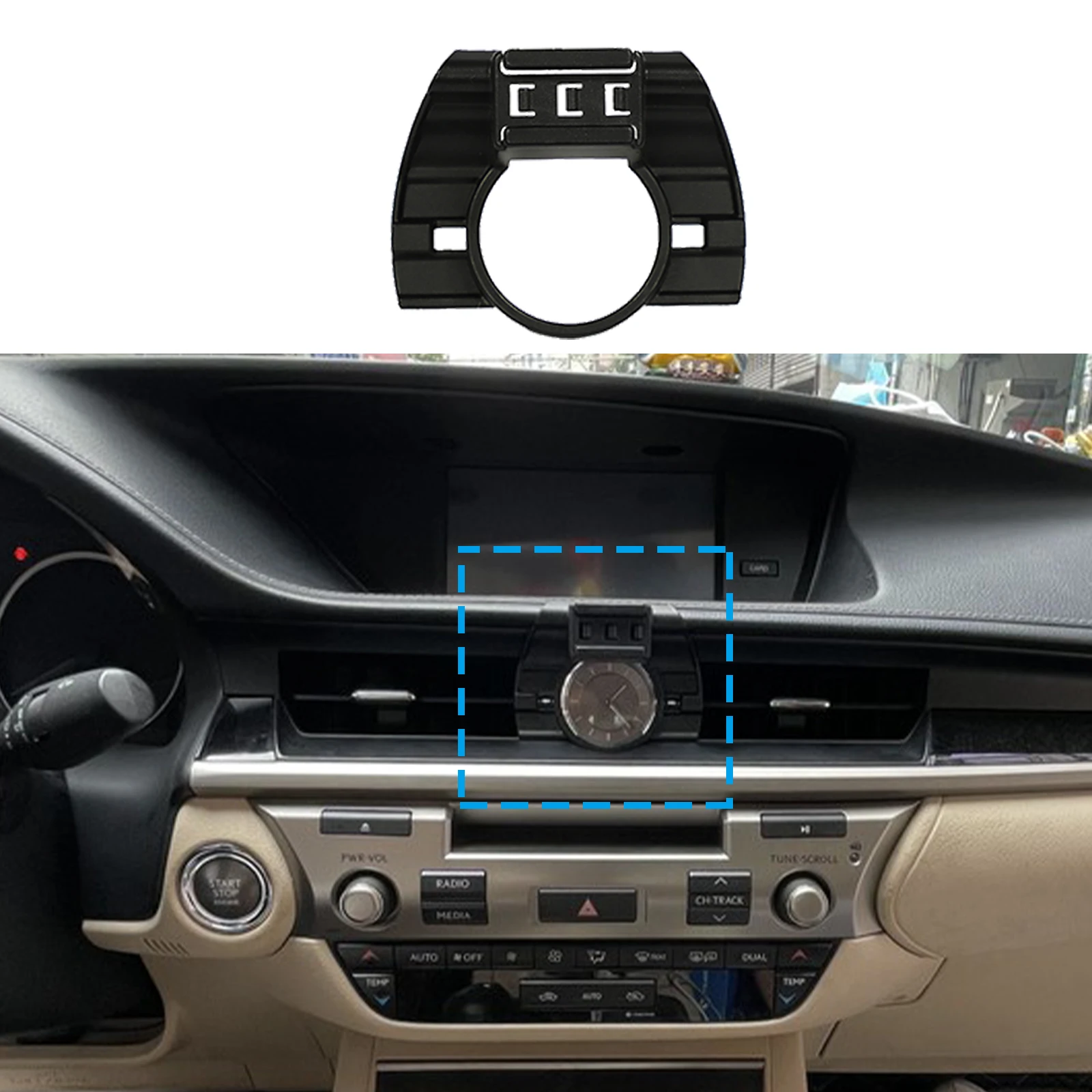 렉서스 ES 300h 350 XV60 2013 2014 2015 2016 2017 2018용 스탠드 자동차 액세서리 차량용 휴대폰 거치대 GPS 브래킷 내비게이션