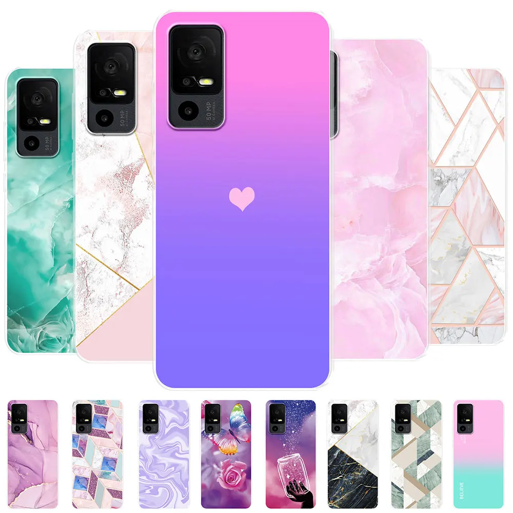 Per Tcl 40 Se Custodia Trasparente In Silicone Morbido Tpu Cover Per Tcl 40 Se Fundas Capa Per Tcl 40 Se 40Se Custodia Per Telefono Paraurti Coque