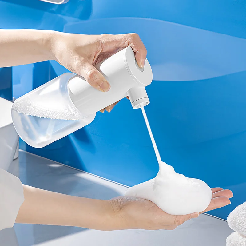 Electric Foam Machine Shampoo Shower Gel Facial Cleanser Foaming Detergent Soap Solution Foam Spray Gun Bathroom Soap Dispenser 4