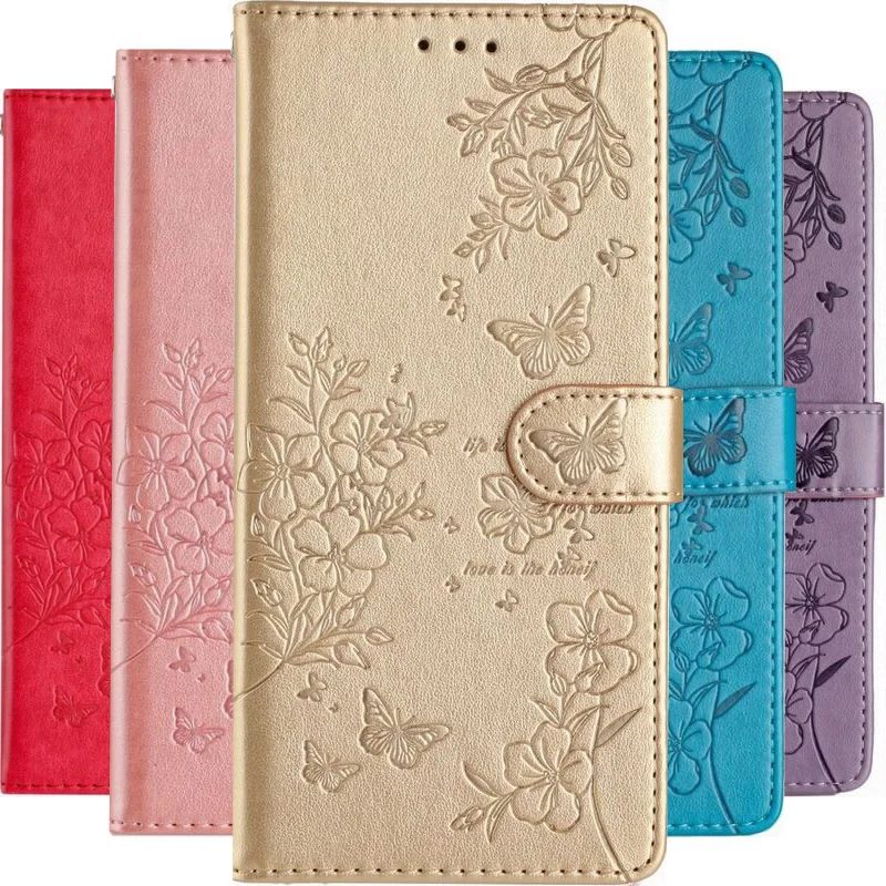 Fashionable Wallet Phone Case for Women and Girls - Sleek and Protective Cover