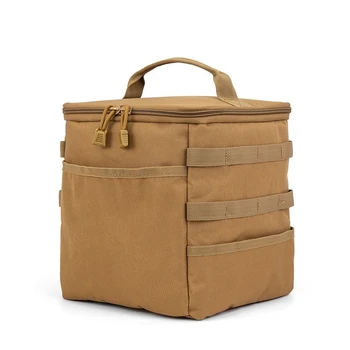 Outdoor Camping Storage Bag Large Capacity Ground Nail Tool Bag Gas Canister Picnic Cookware Utensils Kit Bag