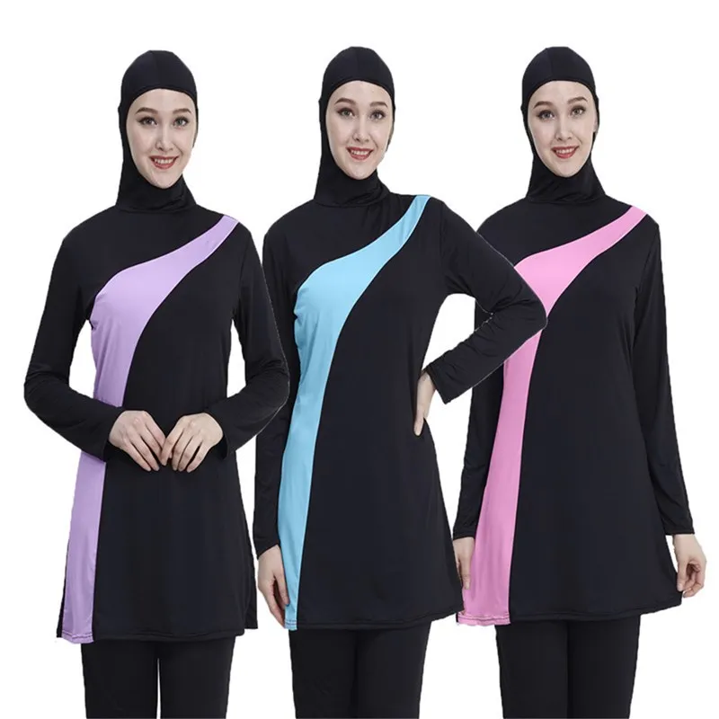 2023 Costume Da Bagno Musulmano Donne Islamiche Costume Da Bagno Conservatore Costume Da Bagno Intero Da Spiaggia Costume Da Bagno Hijab Burkinis Cost