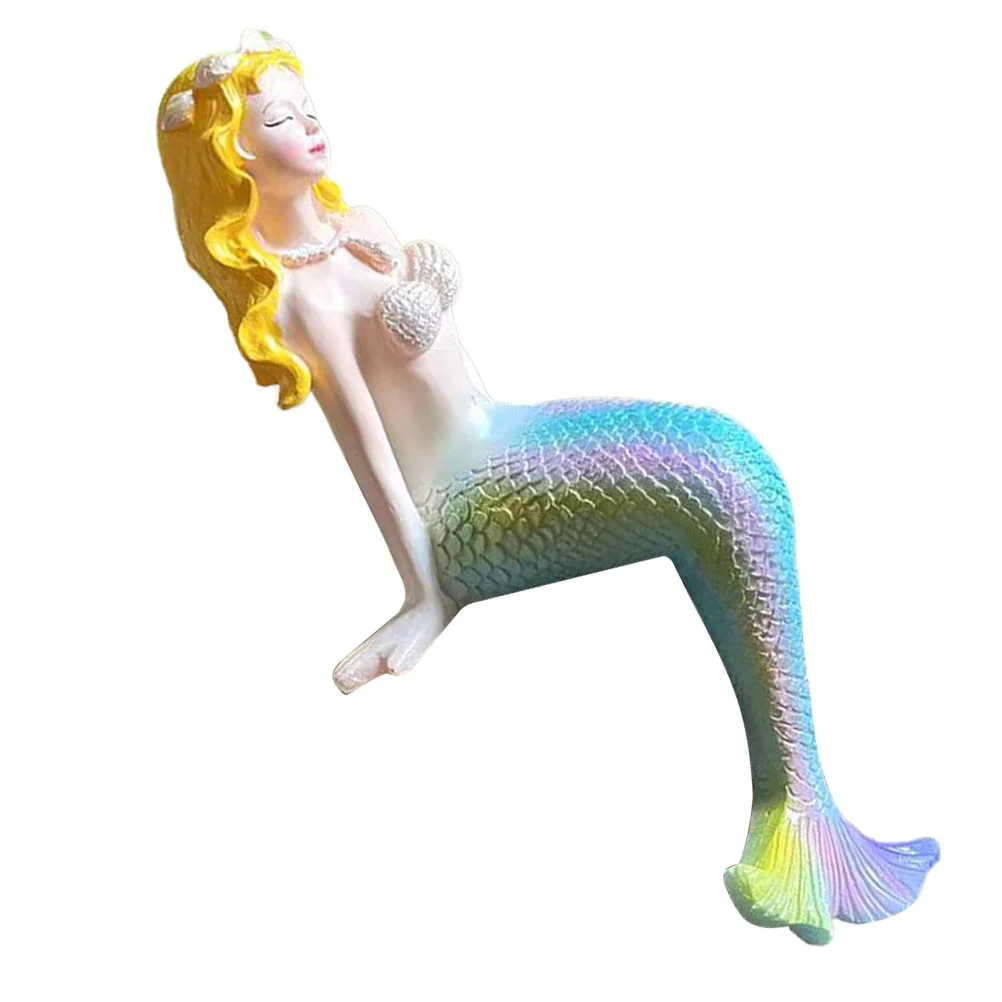 

Small Resin Mermaid Model Mermaid Statue Mermaid Ornament Mermaid Decoration Home Decor