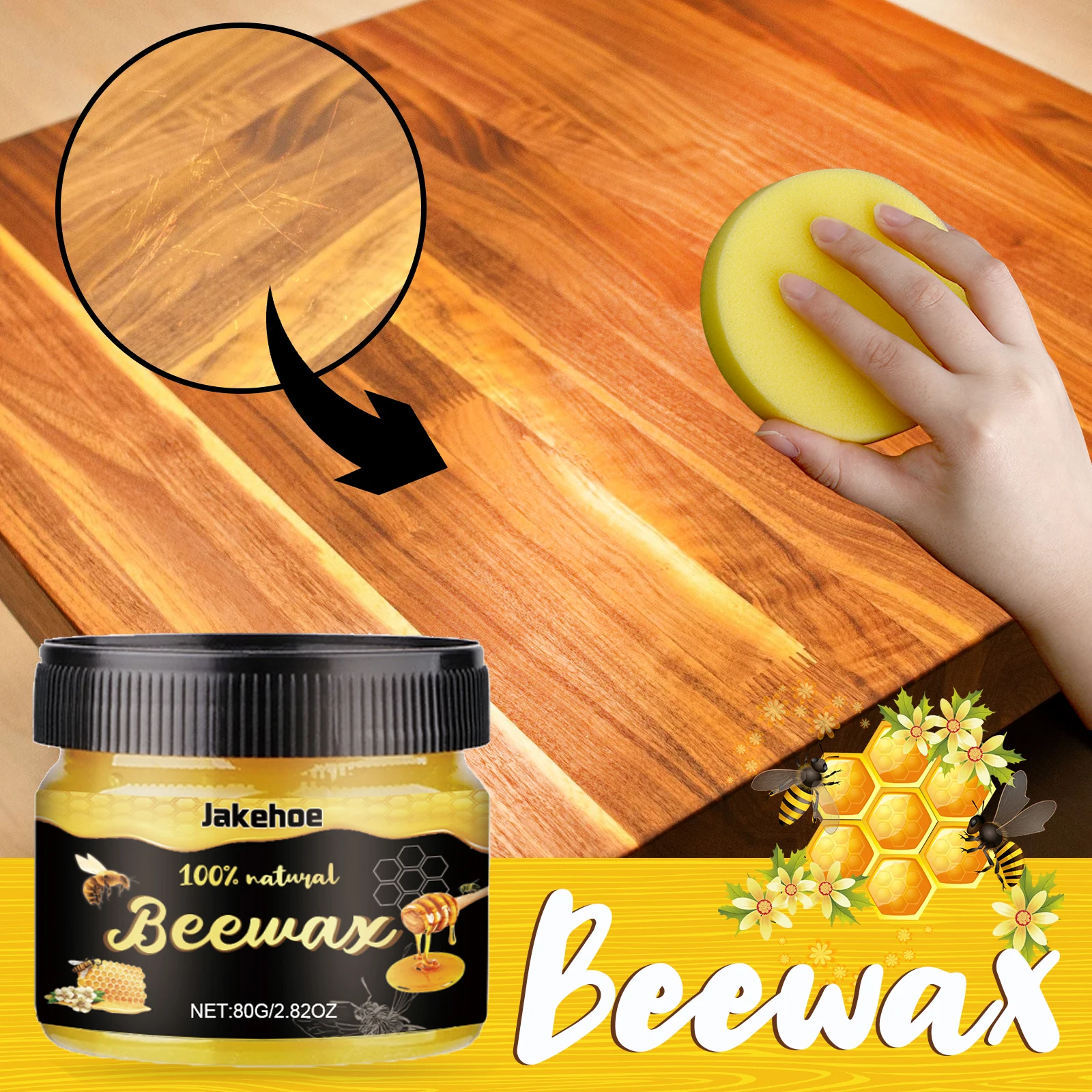 Wood Floor Wax Polish Care Product Non Toxic
