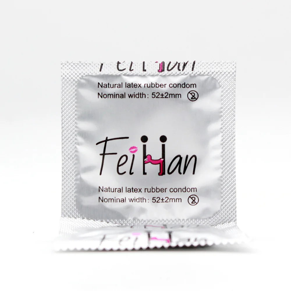 Hyaluronic Acid Condom Smooth Natural Latex Cock Penis Sleeve Ultra Thin Sensitively Natural Feel Sex Toys for Couples Sexshop 5
