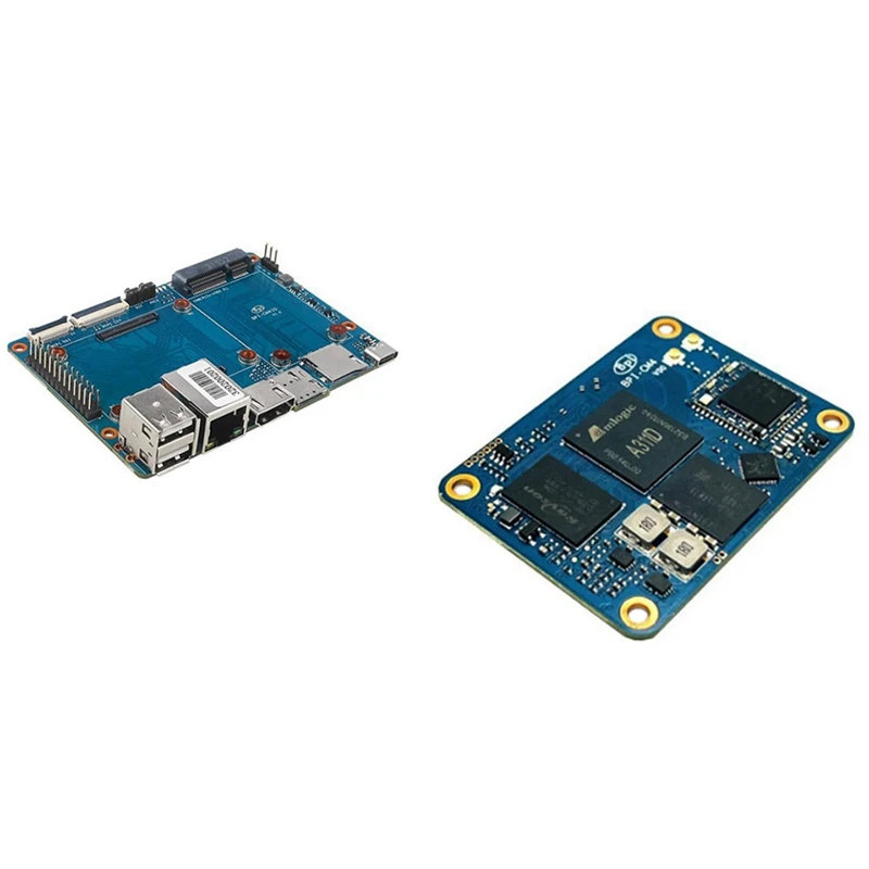 

For Banana Pi BPI-CM4 Amlogic A311D For Quad Core ARM Cortex-A73 4G LPDDR4 16G EMMC Minipcie Support -Compatible