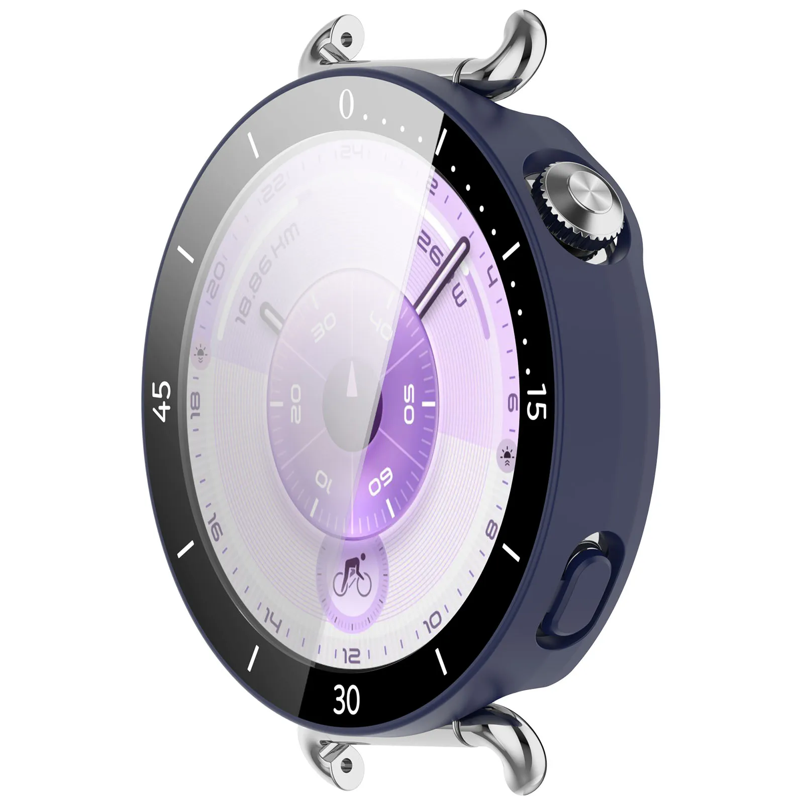 Elegant Protective Bumper Shell Frame with Diamond Cover