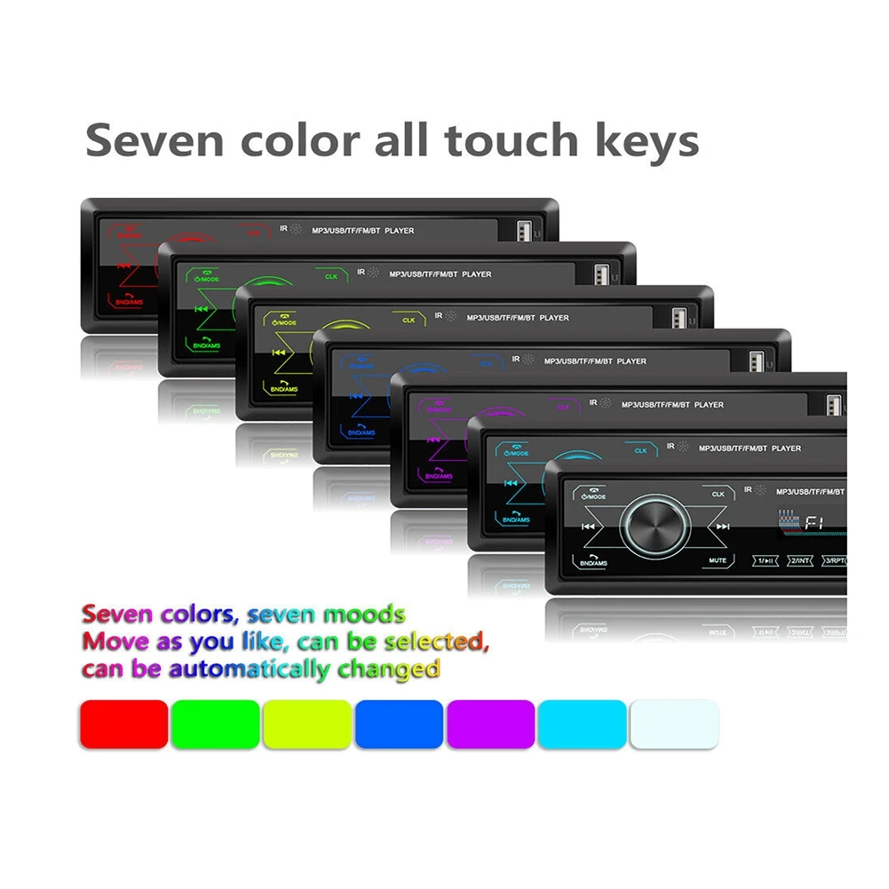1 Din Car Stereo Audio Automotivo Bluetooth Con Usb Usb Usb/Sd/Aux Card In-Dash Autoradio Fm Lettore Mp3 Tipo Pc: Iso-M10