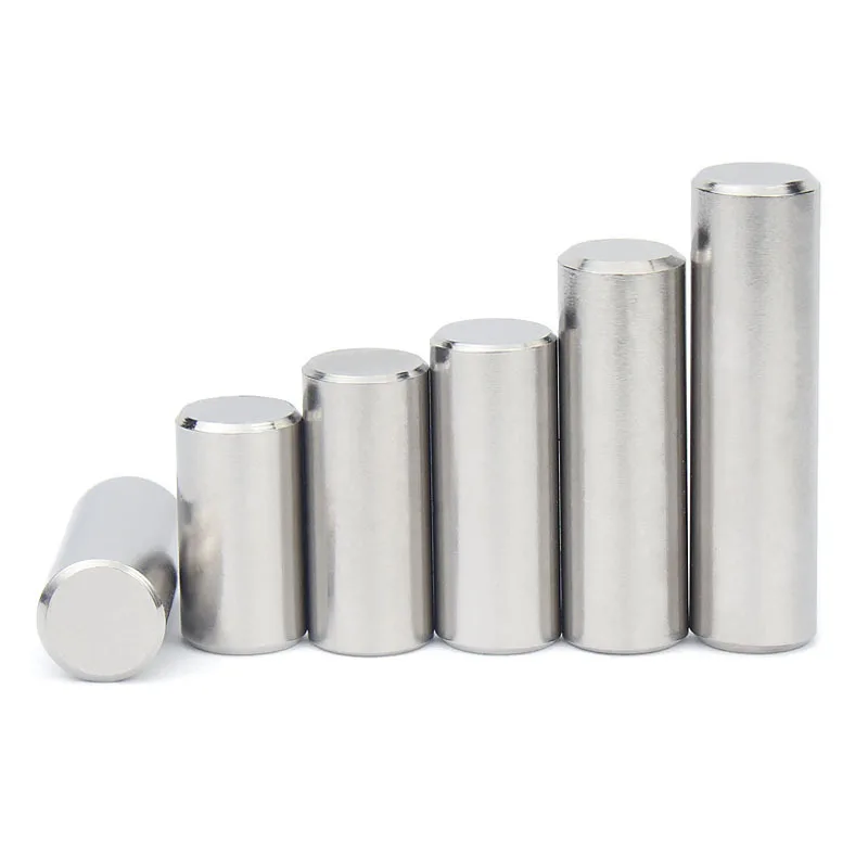 Stainless Steel Cylindrical Pin Locating Doe M1.5 M2 M2.5 M3 M4 M5GB119 304 A2-70 10pcs/LOT Cylindrical Locating Dowel Pin