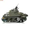 2.4G HENG LONG 1/16 7.0 Upgraded M4A3 Sherman RTR RC Tank 3898 Metal Tracks TH17671-SMT4 5