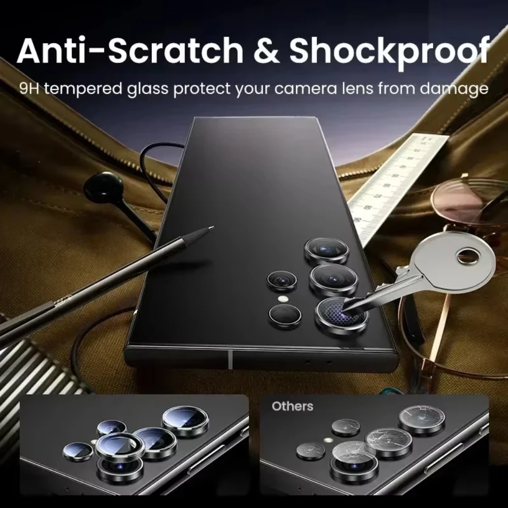 Metallic Luster Lens Protector Cover - 3-Piece Set, Full Camera Protection