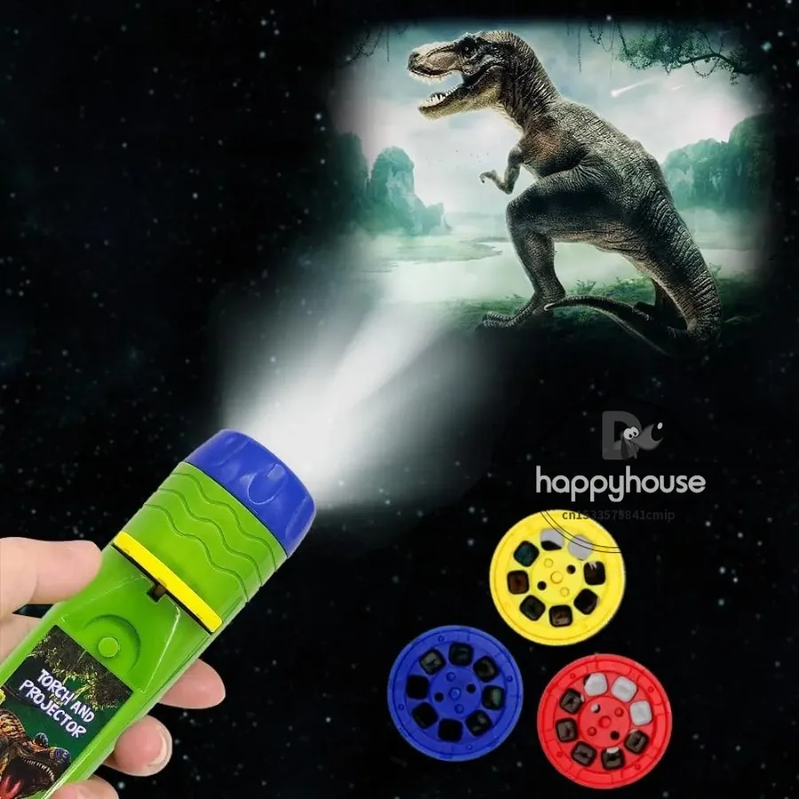 PIKOY Dinosaur Night Light Projector 15 Sounds 3D Films 31colors Remote Control Dinosaur Toys For Kids Toddler Toys Boys Room Decor Stem
