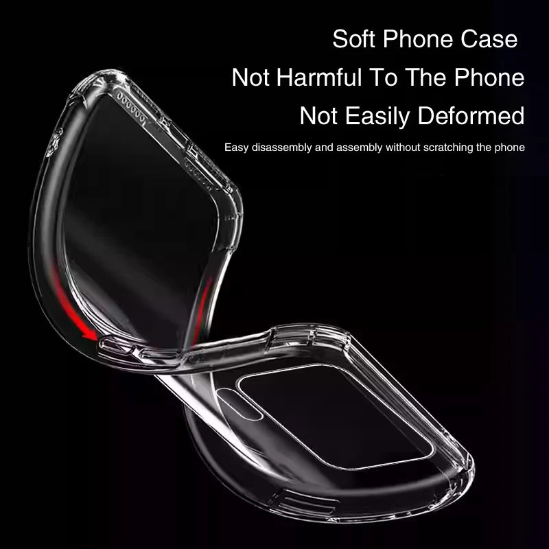Luxury Four-Corner Airbag Design Phone Case - Anti-Knock Simplicity TPU Back Cover