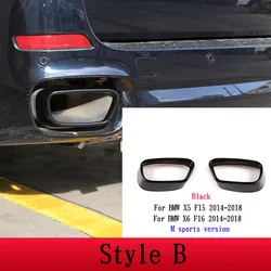 M Sport Version Exhaust Tail Frame Trim Cover - Premium Car Accessories (Style B Black)