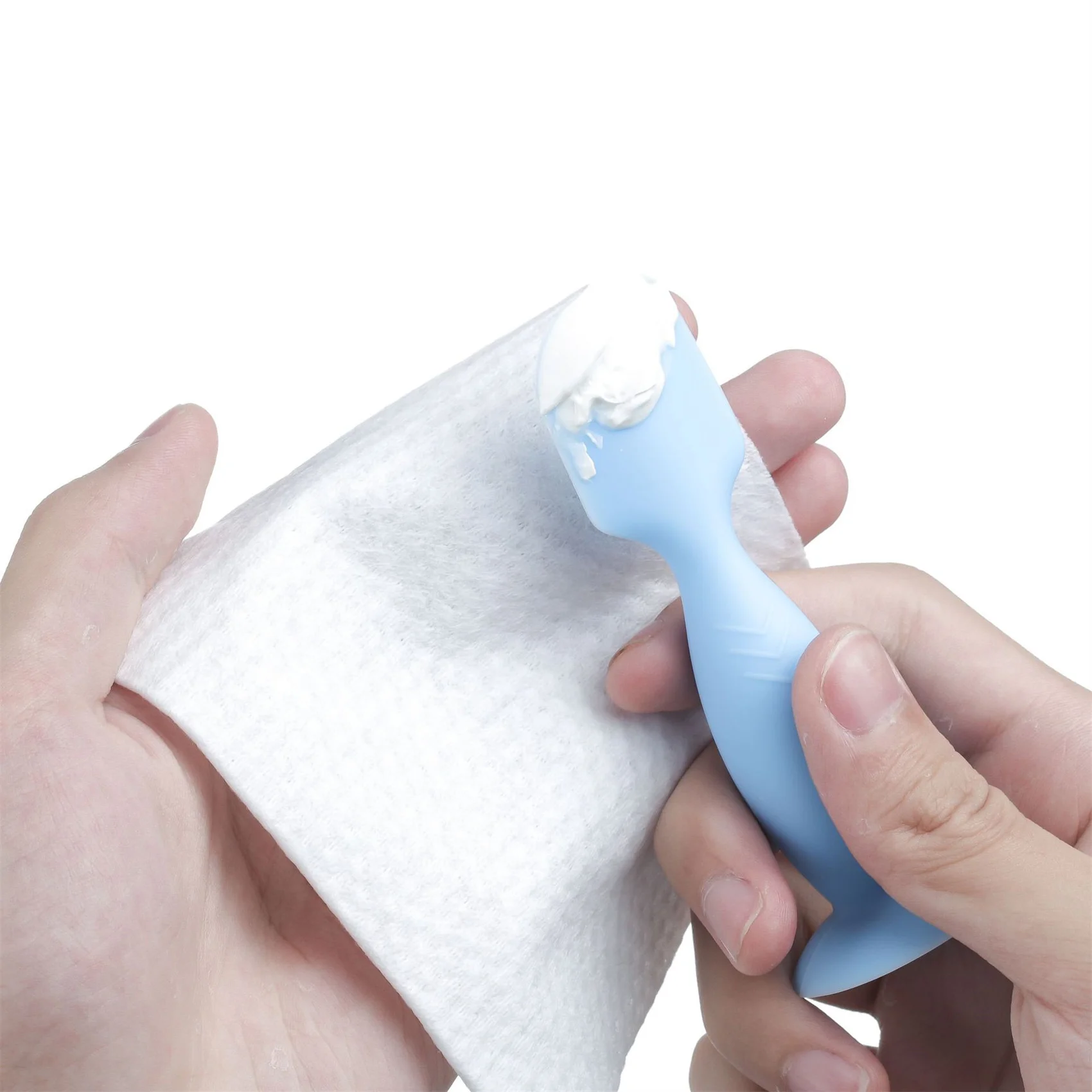 Baby Diaper Cream Spatula for Butt Paste Soft Silicone Brush Applicator Baby Butt Cream Spatula for Newborn Product