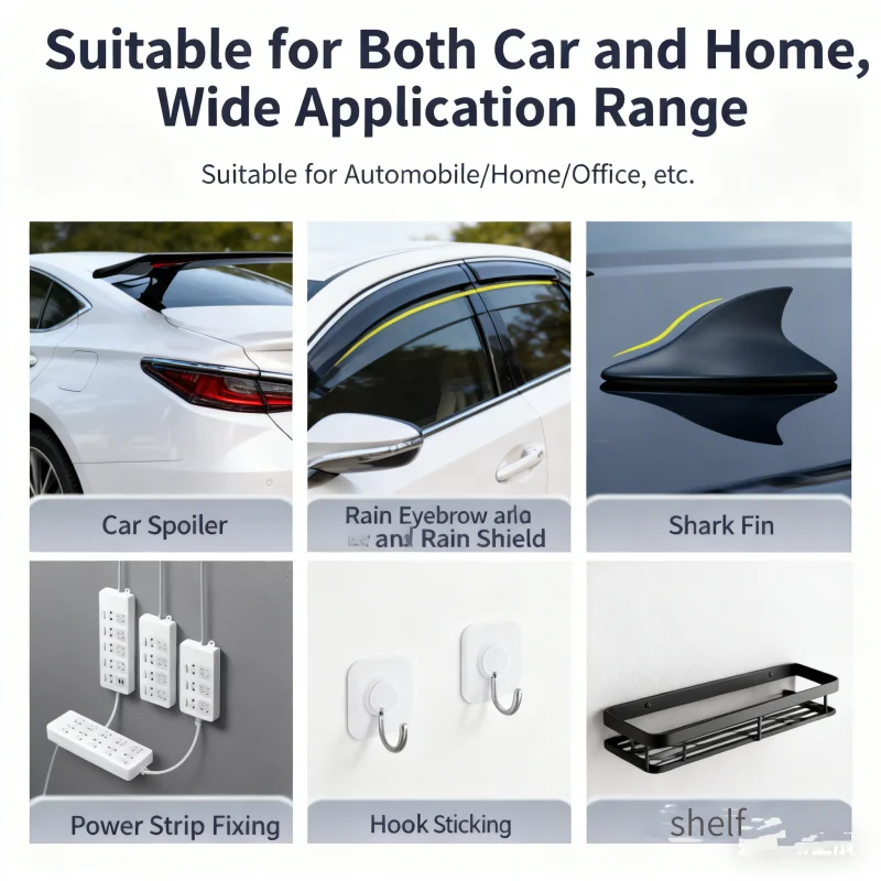3M Double-Sided Adhesive 4991VHB 2.3mm Thickening High Viscosity Foam Tape for Car
