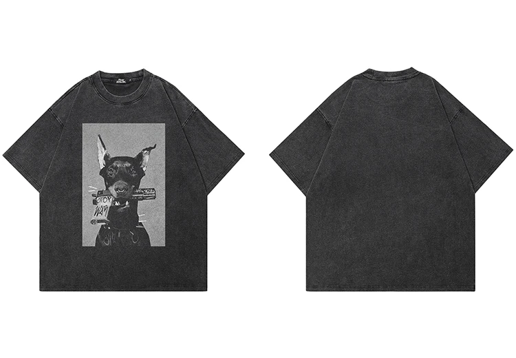 Graffiti Doberman Portrait Graphic T-Shirt Scb5e922bad444be59c16f1cef9f48cf2o