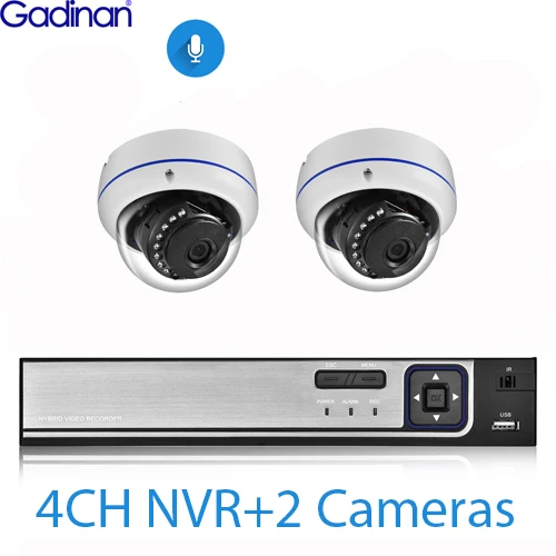 4CH NVR and 2 Camera