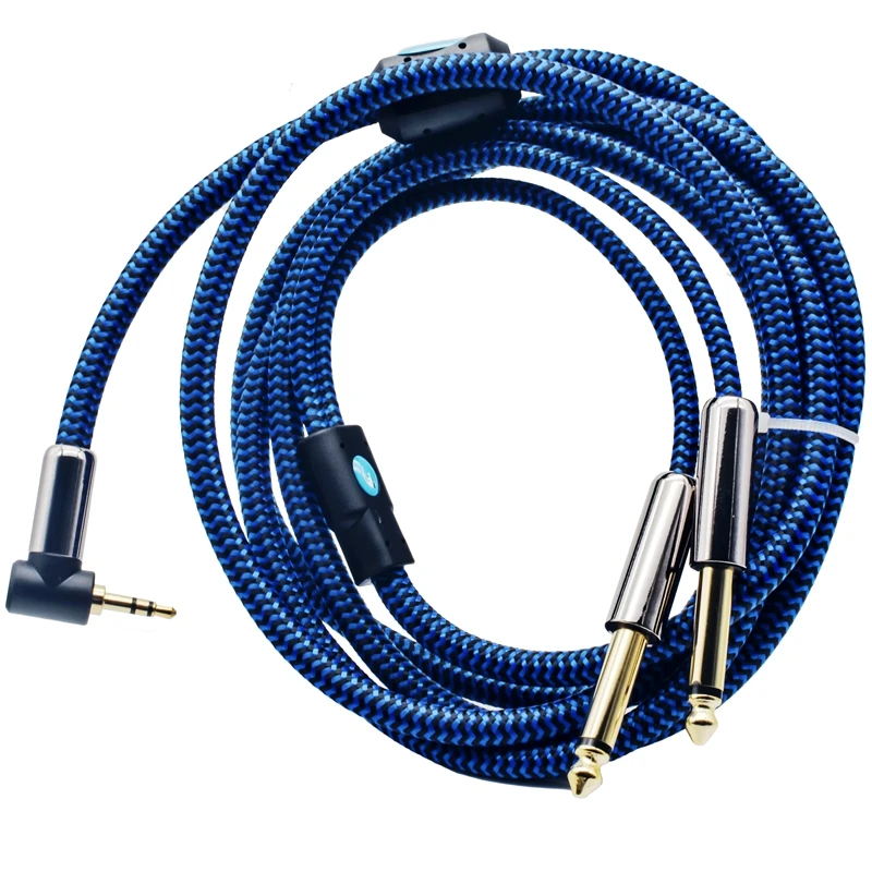 Hifi  ̺, ̴ - 1/4 ġ TS  6.35, PC  ͼ AMP  ̺, 90 , 3.5mm, 1M, 2M, 3M, 5M, 8M