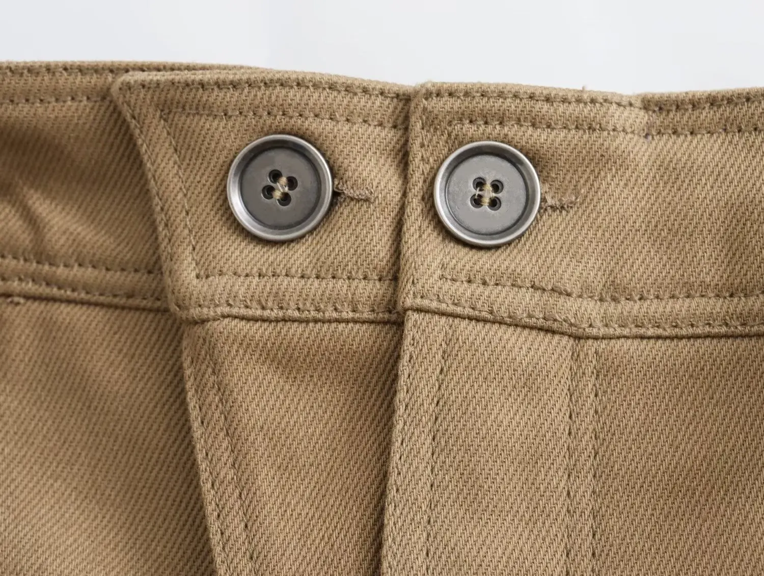 Maxdutti Japanese Minimalist Khaki Casual Pants Elegant Women's With Belt Fashionable And Workwear Pants Ladies