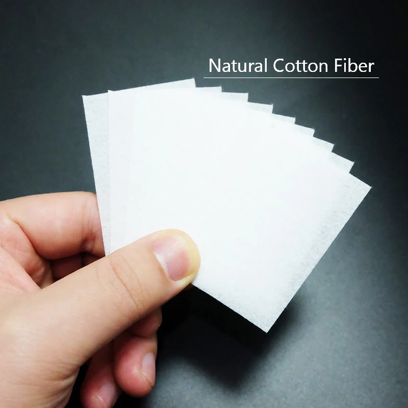 100/200/300Pcs Nail Wipe Cotton Pads Gel Nail Polish Acrylic Remover Lint Free Cotton Nail Wipes 2