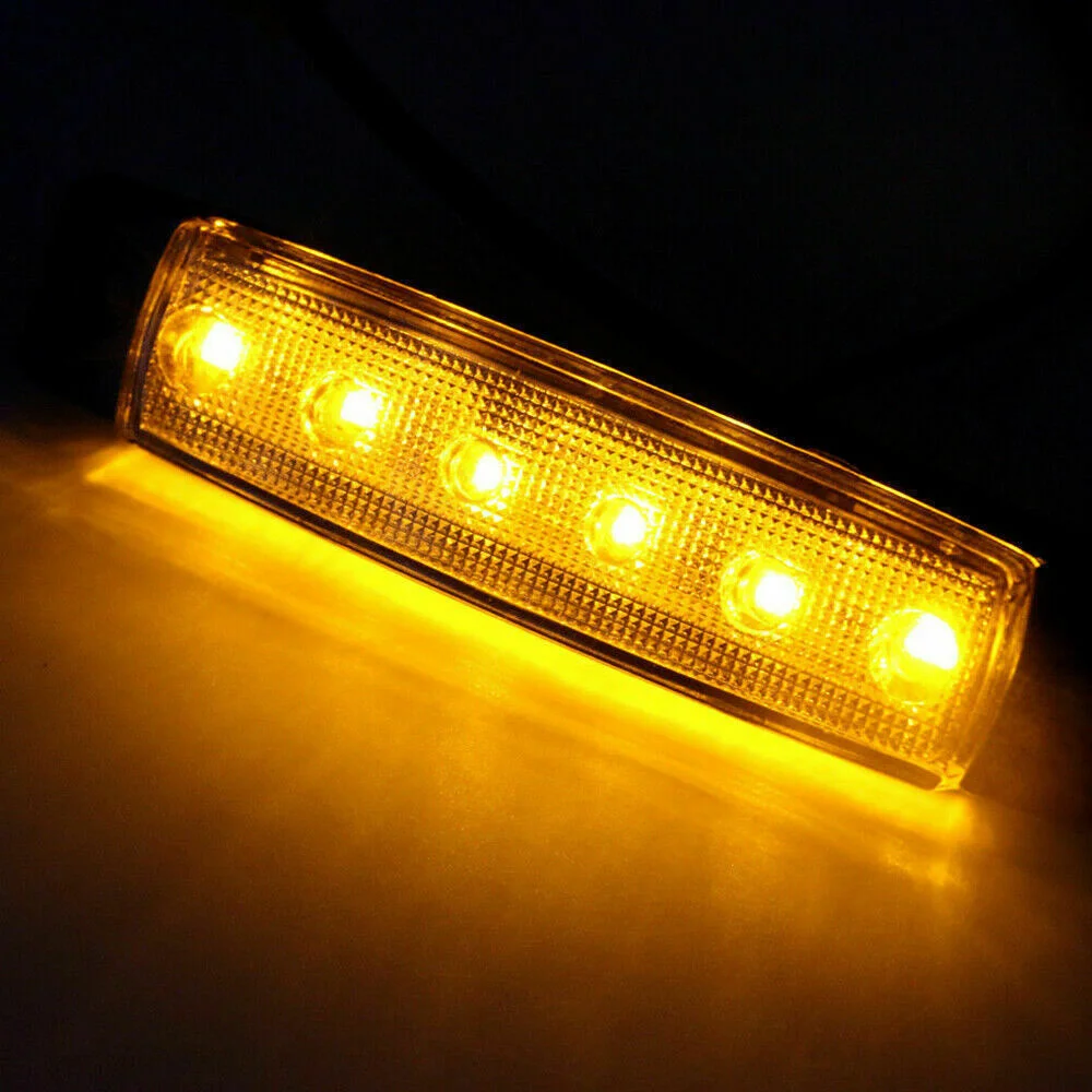 marcador luz indicadora reboque luz traseira lâmpadas laterais
