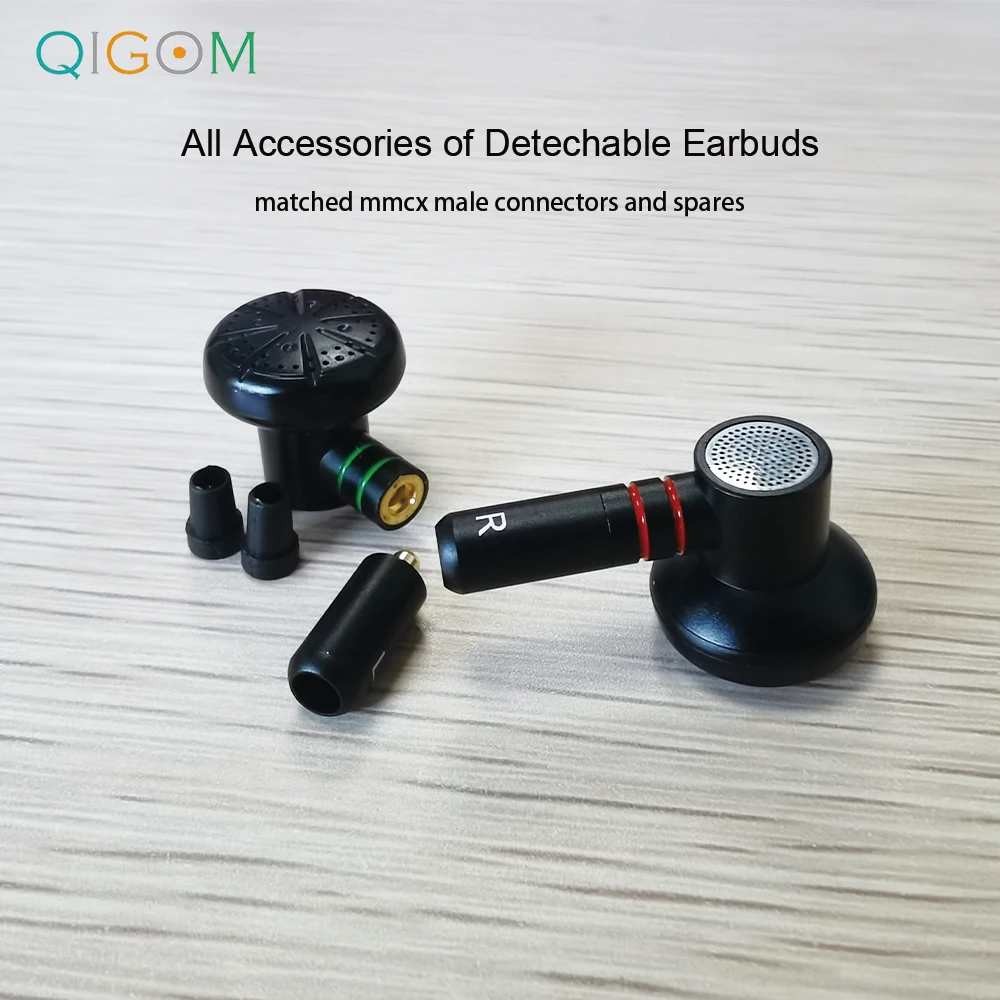 Qigom Mx500 15.4 mm Mmcx Destacável Faça Você Mesmo Fones de Ouvido Fones Kit Conchas Caixas Habitação Alto-falantes