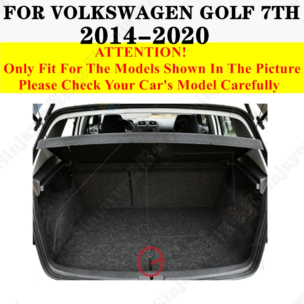 Sj xpe leder auto kofferraum matte fit für volkswagen vw 6/7/8