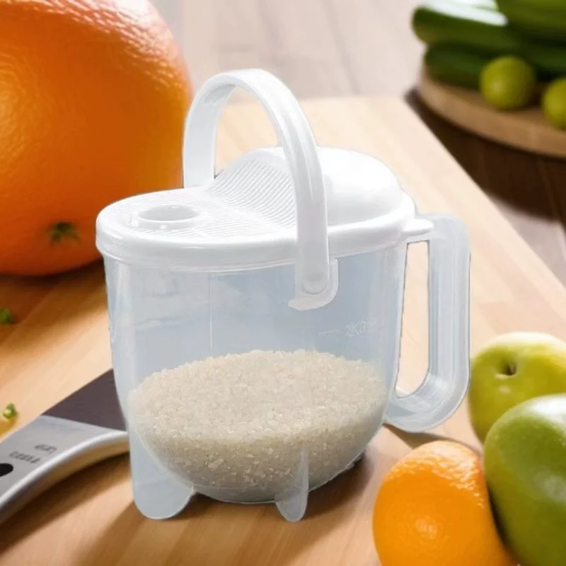 Washing Rice Machine with Handle Plastic Strainer Soybean Washer Sieve Convenient Multifunctional for Kitchen Supplies