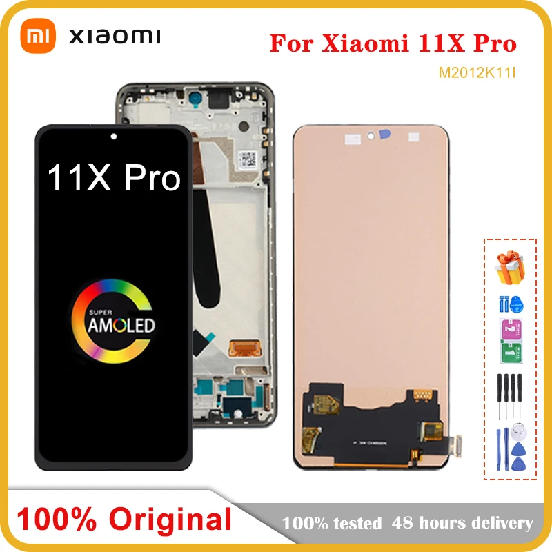 

6.67'' Super Incell For Xiaomi Mi 11x pro LCD Display touch Screen panel digitizer Assembly For mi11x pro M2012K11I LCD Display