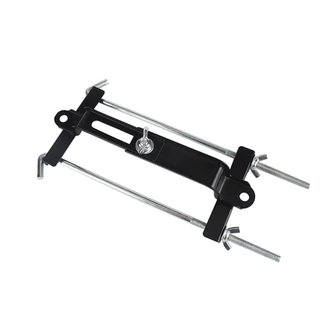 Metal Bracket Adjustable Practical Car Crossbar Battery Storage Holder Bolt-On Shelf J-style 19/23/27cm Portable