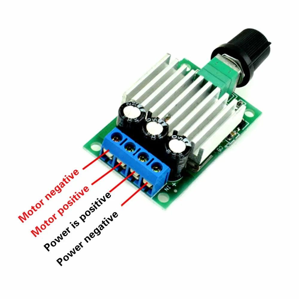 PWM DC Motor Speed Controller 12V 24V 10A High Power DC Controller Speed Switch