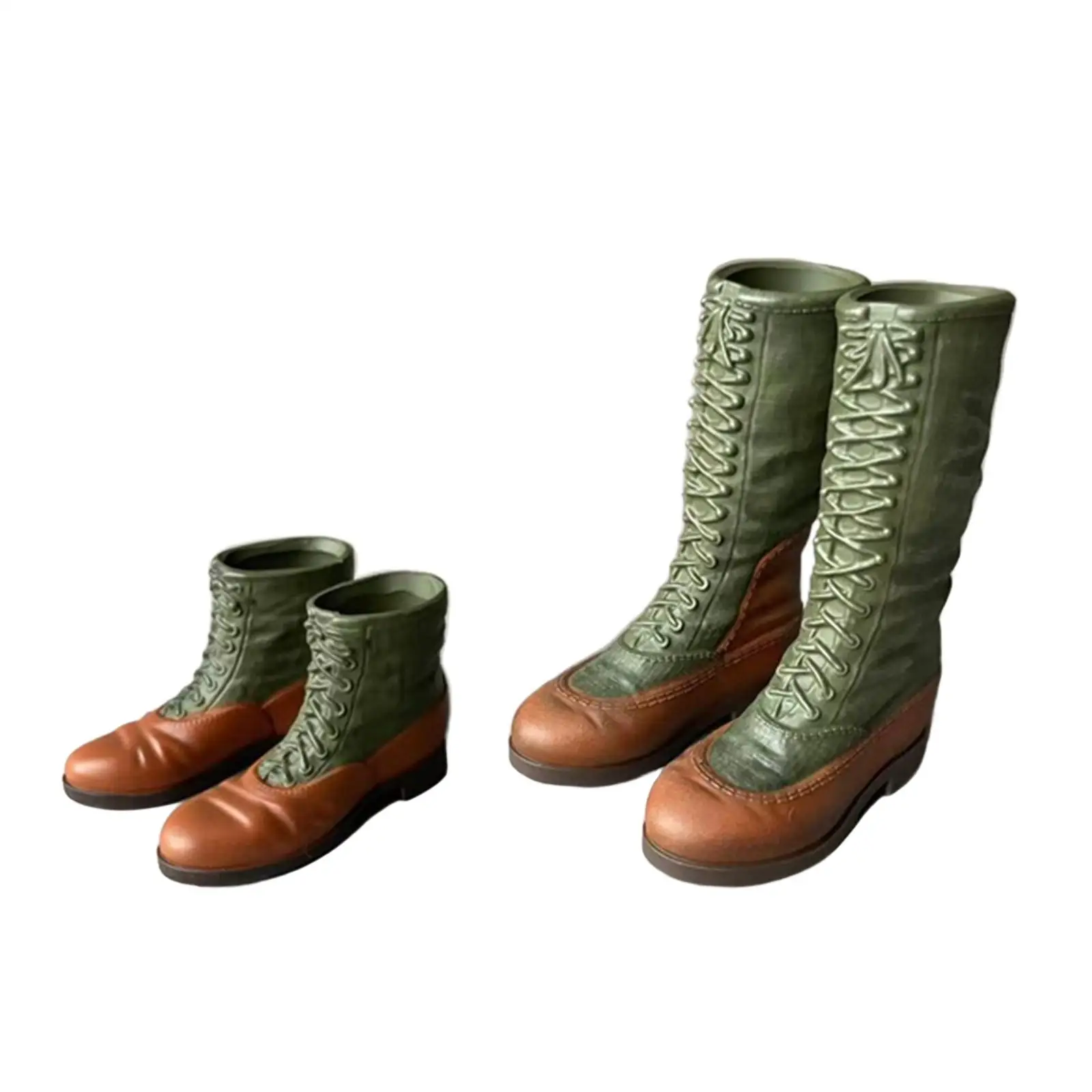 

Action Figures Shoes Miniature Character Clothing Handmade 1/6 Scale Boots