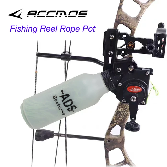 Fishing Reel Rope Pot Archery Compound/Recurve Bowfishing Hunting