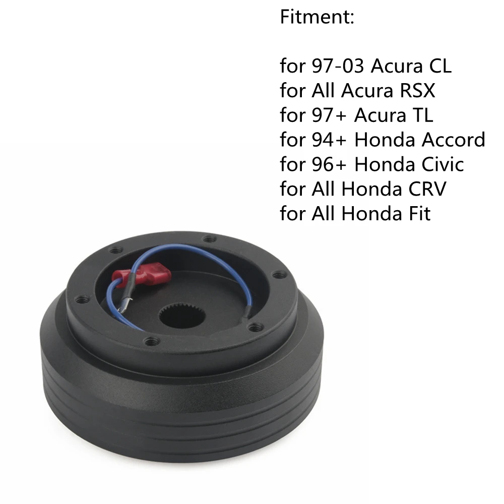 Honda Civic EK Acura Fit 용 알루미늄 레이싱 스티어링 휠 짧은 허브 어댑터 보스 키트