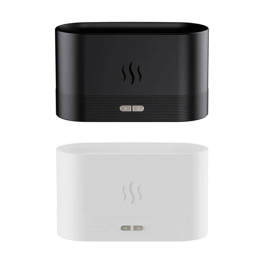 Air Humidifier Essential Aroma Oil Diffuser Mute Flame LED Light USB Charging Home Car Air Purifier Tools Essential Oil Sprayer