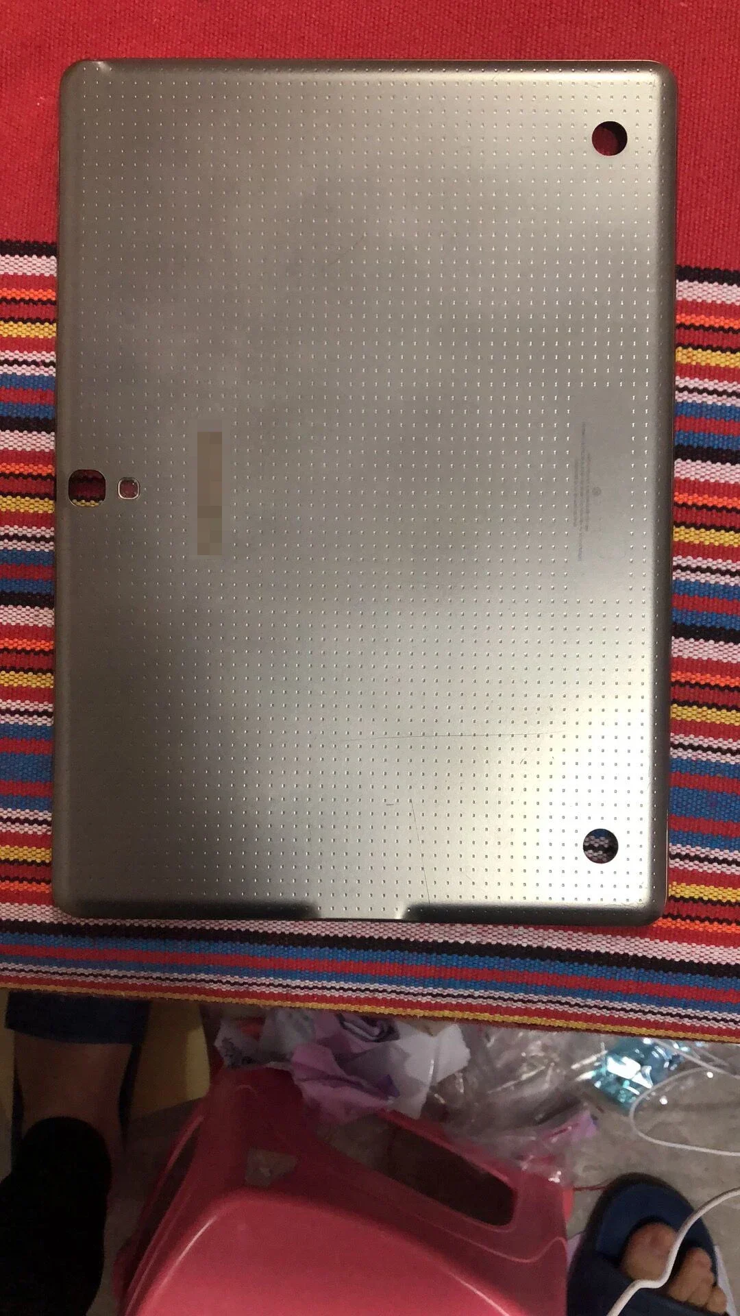 10.5인치 삼성 갤럭시 탭 S SM-T800 T805 하우징 후면 배터리 커버(렌즈 없음)