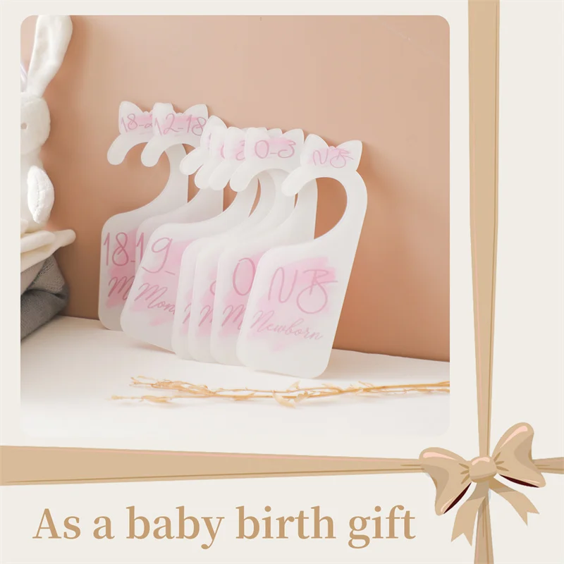 Whaline Schrank Trennwände 7 Stück - Acryl Organizer Für Babykleidung