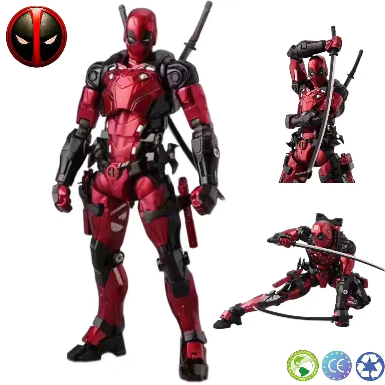 Figura De Acción Héroe De 30 Cm | Articulaciones Móviles, Material PVC | Modelo Coleccionable Para Niños Y Fans