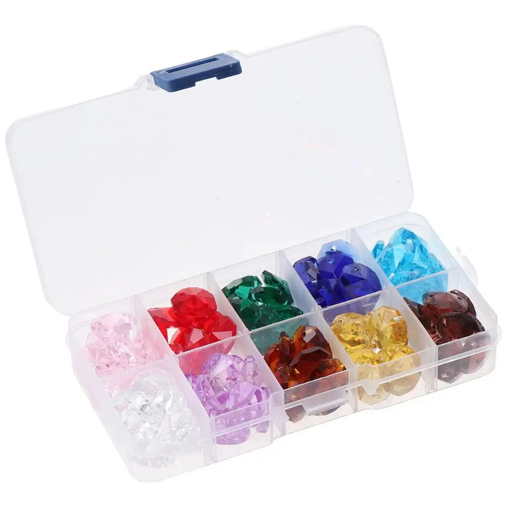 

glass Crystal Teardrops Crystal Teardrops Glass multicolor Glass Ball Pendants 14mm Colorful Crystal Jewelry accessories
