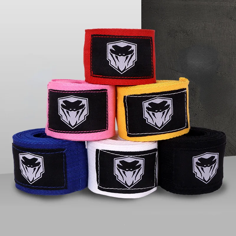 1pc 1.5m/3m/5m 전문 훈련 순수 코튼 복싱 핸드 랩 무에타이 스포츠 핸드 얽힘 벨트 손 보호 스트랩