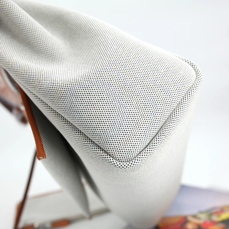 Canvas Handbag Herbag New Print Pig Nose Cross-Body Fashion Versatile Casual Women's Texture Two-Layer Cow Leather